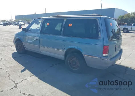 1992 Plymouth Grand Voyager Le from USA, damaged, VIN 1P4GH54R4NX252888